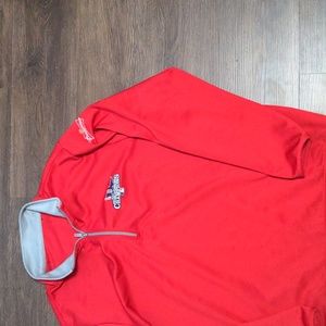 Antigua Men's Size Unknown 2013 Red Sox x Budweiser World Series Red Pullover